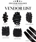 Five Star Vendor List ★